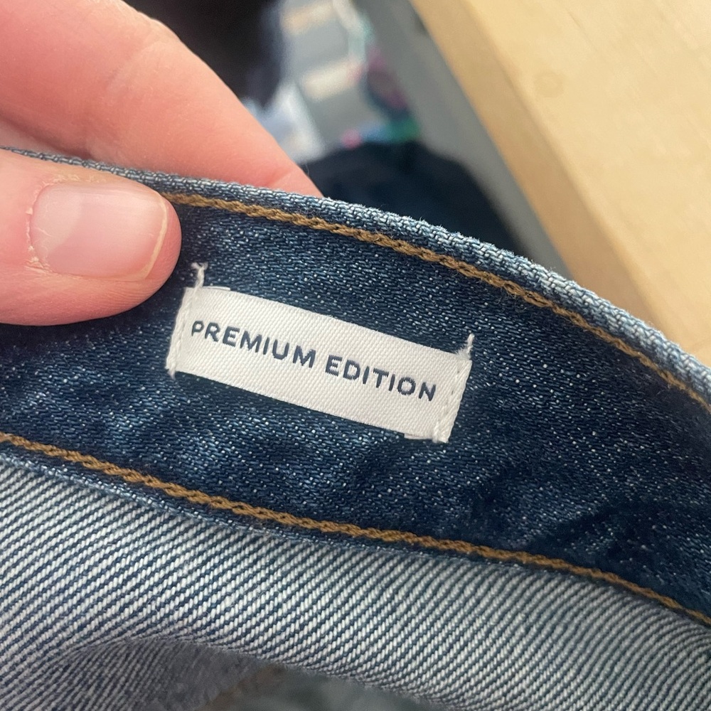 J. Crew Medium Blue Wide-Leg Jeans - Picture 4 of 10